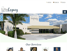 Tablet Screenshot of legacychapelsrgv.com